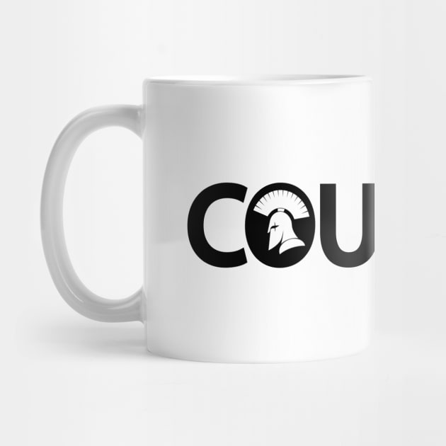 Courage being courageous typography logo design by It'sMyTime